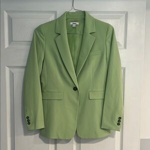 Bar III Green Blazer Classic Suit Jacket